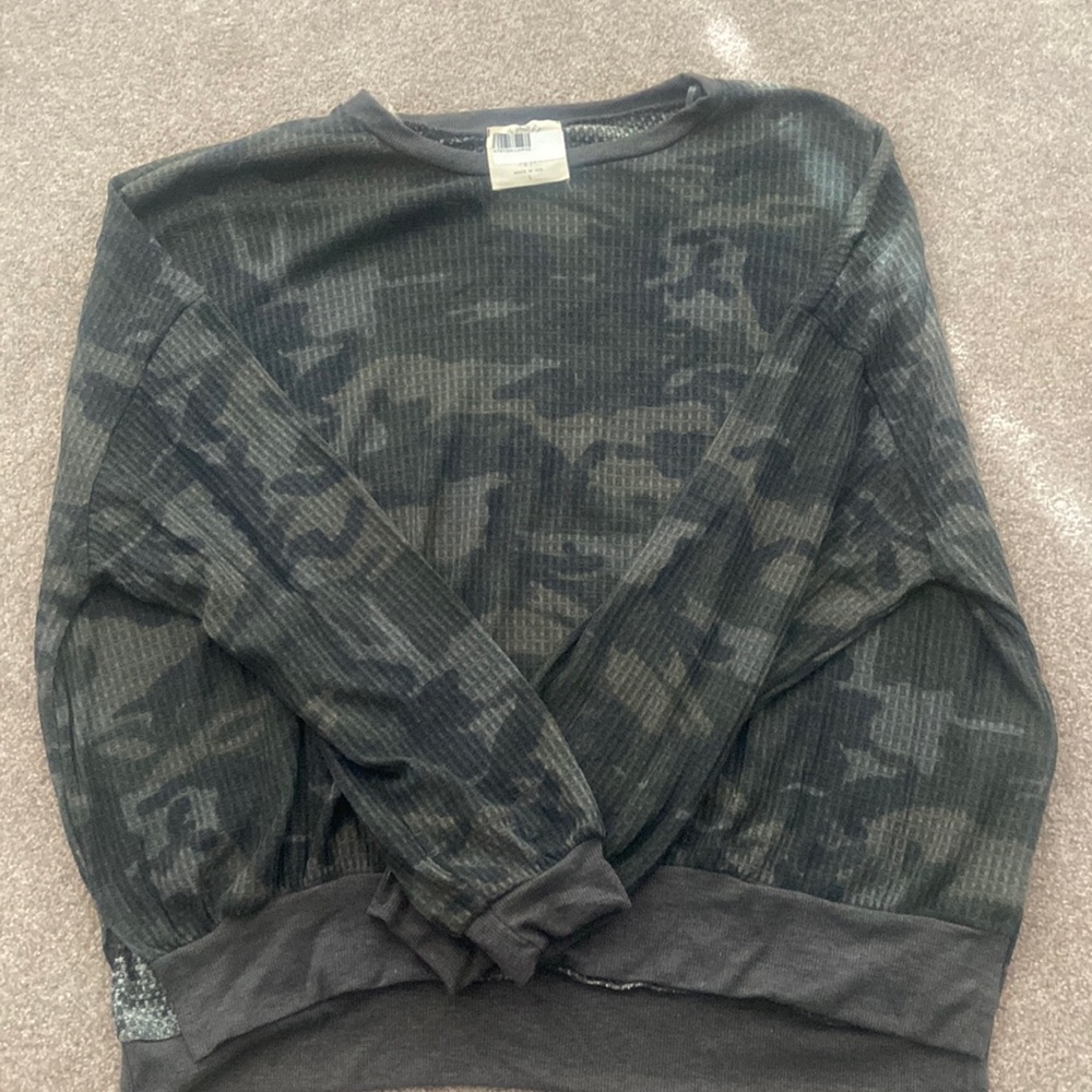 Camo Waffle Knit